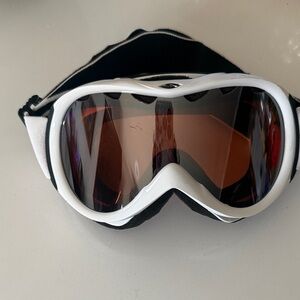 Smith White and Black Ski Goggles